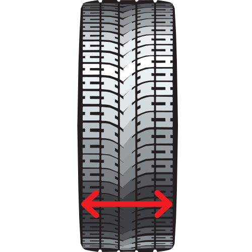 a black and white striped tower