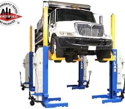 ATLAS® Mobile Column Lift System: The Perfect Solution for Limited Bay Space and Heavy-Duty Lifting