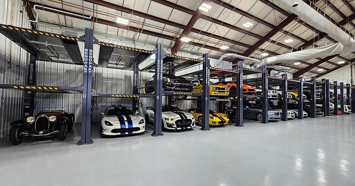 BendPak HD-973PX parking lift for car storage