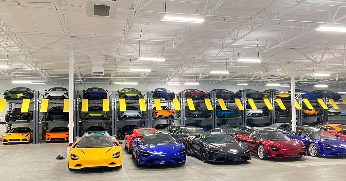 Exotic car storage parking lift solution